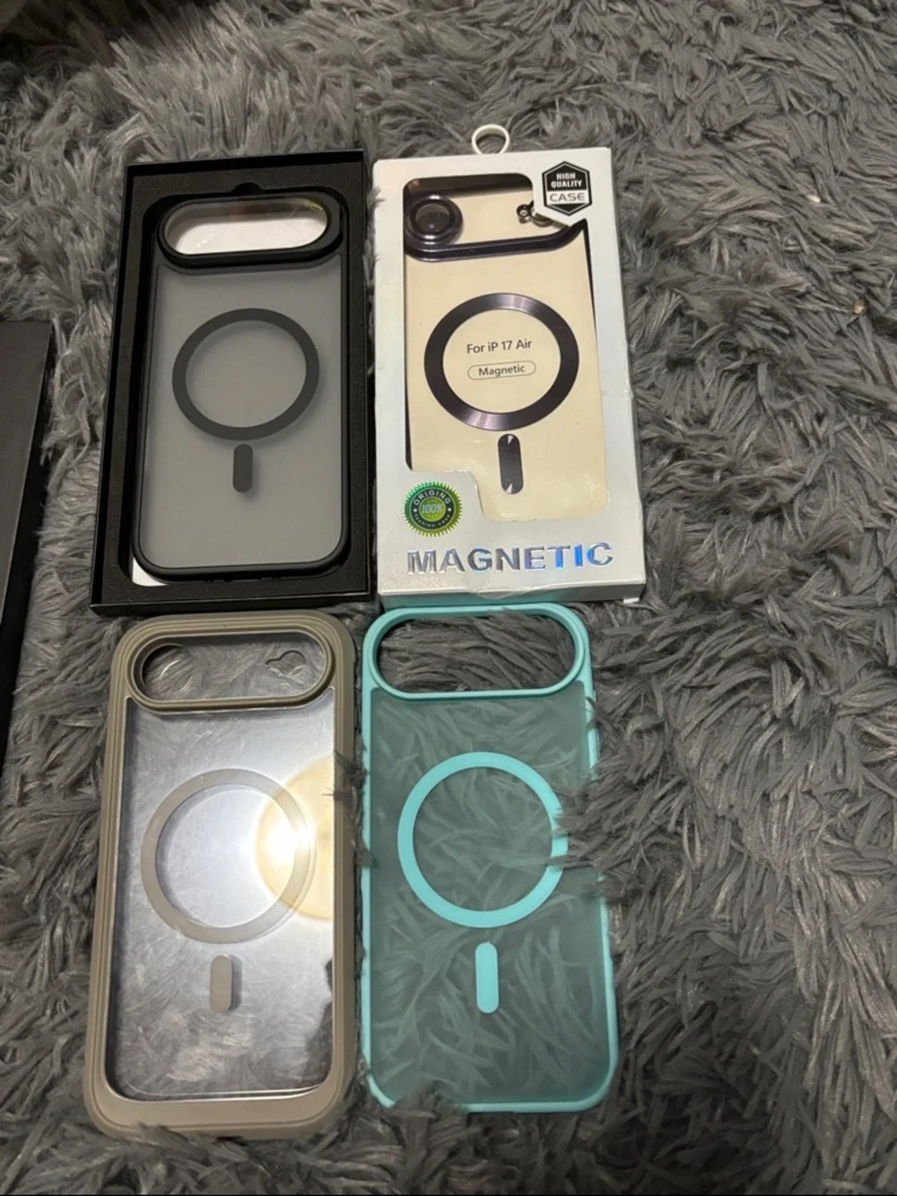 Apple iPhone 17 air MagSafe-Compatible phone cases (4 pieces)